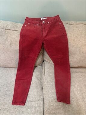Vineyard Vines Women’s 25 Red High-Rise Skinny Jeans